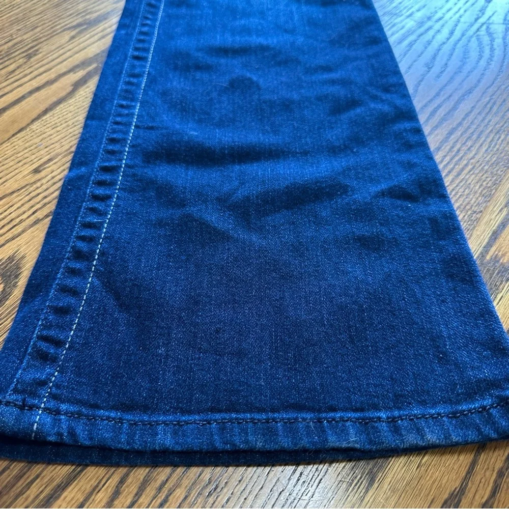 APT9 women’s 16 curvy boot cut stretch jeans dark wash with embellished pockets - Picture 9 of 12